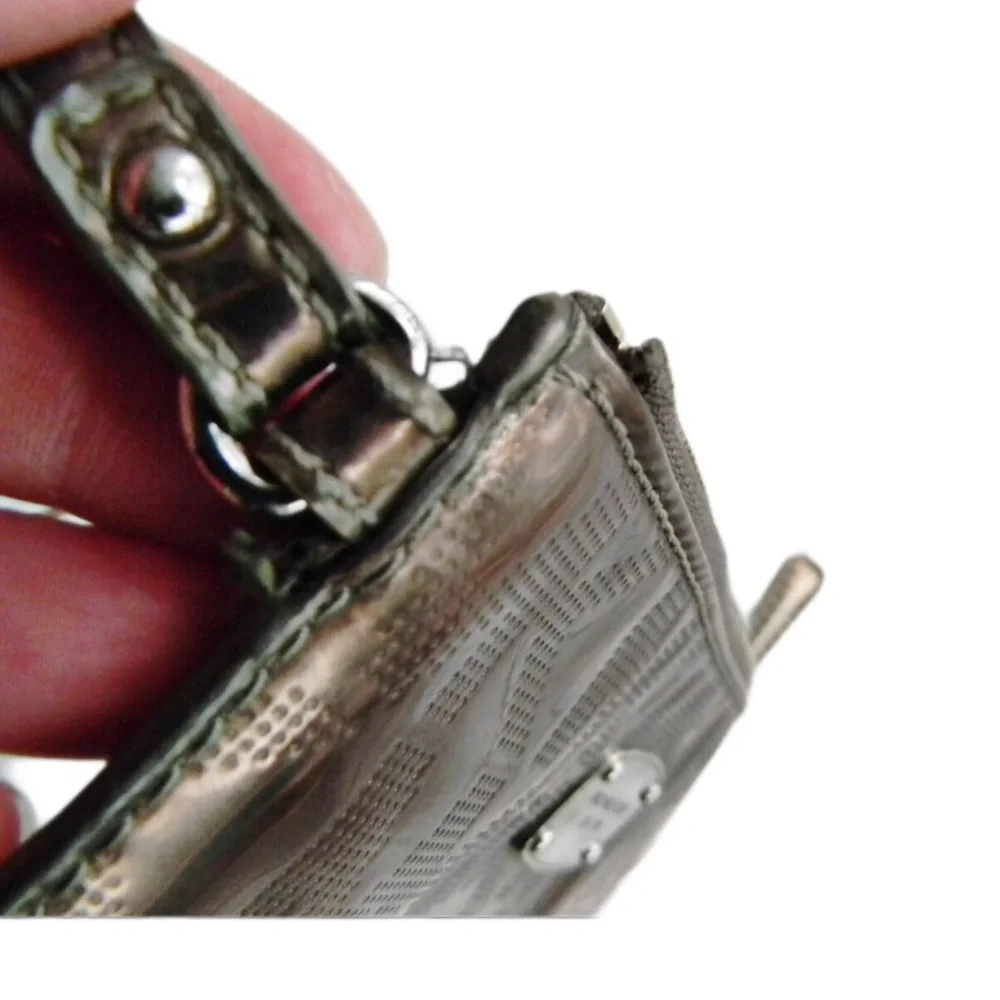 Michael Kors Patent Signature Print Clutch/Wallet